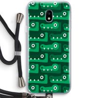 Crocs: Samsung Galaxy J3 (2017) Transparant Hoesje met koord