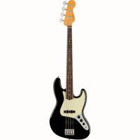 Fender American Professional II Jazz Bass Black RW elektrische basgitaar met koffer - thumbnail