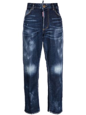 DSQUARED2 jean à coupe droite - Bleu