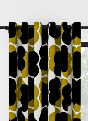 Orla Kiely - Ringgordijn - Shadow Flower Seagrass & Navy