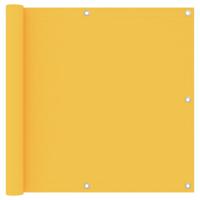 Balkonscherm 90x400 cm oxford stof geel
