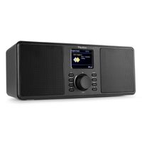Retourdeal - Audizio Monza stereo DAB radio met Bluetooth - Zwart - thumbnail