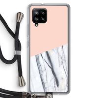 A touch of peach: Samsung Galaxy A42 5G Transparant Hoesje met koord