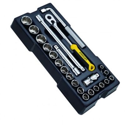 Stanley Transmodule Doppenset ½” 12-kant 23-delig - STMT1-74726 - STMT1-74726