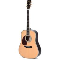 Sigma Guitars SDR-45L linkshandige akoestische westerngitaar met softcase