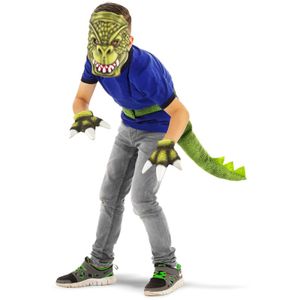 dino verkleedset 3-delig, 5 tot 9 jaar