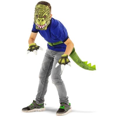 dino verkleedset 3-delig, 5 tot 9 jaar