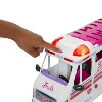 Mattel Barbie Ambulance en Kliniek speelset speelgoedvoertuig - thumbnail