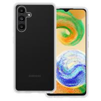 Basey Samsung Galaxy A04s Hoesje Siliconen Hoes Case Cover - Transparant