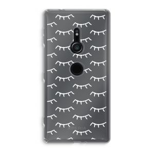 Wimpers: Sony Xperia XZ2 Transparant Hoesje