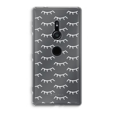 Wimpers: Sony Xperia XZ2 Transparant Hoesje
