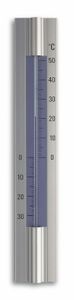 TFA-Dostmann 12.2045 insteekthermometer Binnen/buiten Vloeibare omgevingsthermometer Blauw, Zilver