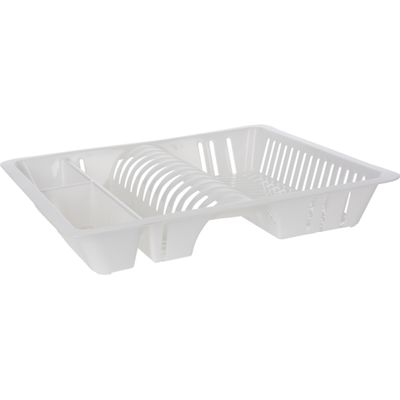 Afwas afdruiprek wit kunststof L48 x B39 x H8 cm