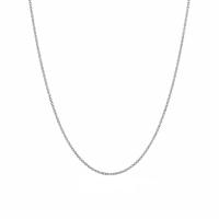 Fijne schakelketting - Stainless steel - Zilver - 50 - 52 - 54 cm