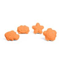 Bigjigs Abrikoos Oranje Karakter Zandvormen - thumbnail