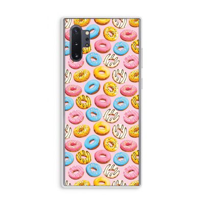 Pink donuts: Samsung Galaxy Note 10 Plus Transparant Hoesje
