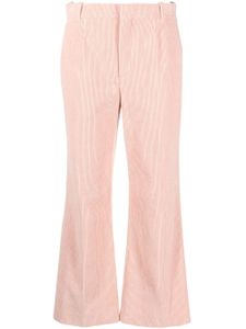 Chloé pantalon en velours côtelé à coupe courte - Rose