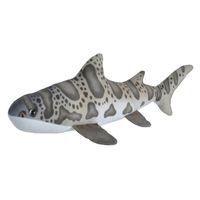 Pluche knuffel luipaard haai van 35 cm - thumbnail