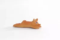 Beeztees Biggetje - Hondenspeelgoed - Oranje - Groot - 42 cm - thumbnail