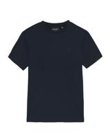 Lyle & Scott winter t-shirt jongens - donker navy blauw - Tonal