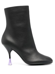 3juin bottines en cuir 95 mm - Noir