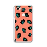 Pink Cheetah: Google Pixel 3 XL Transparant Hoesje