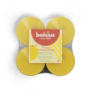Bolsius geurtheelicht maxi true citronella 8 stuks Bolsius geurtheelicht maxi true citronella 8 stuks
