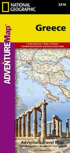 Wegenkaart - landkaart 3316 Adventure Map Greece - Griekenland | Natio