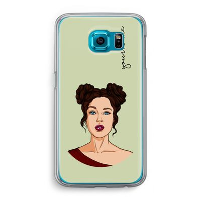 Pop-Art Creator: Samsung Galaxy S6 Transparant Hoesje