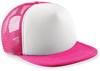 Beechfield CB645b Junior Vintage Snapback Trucker - Fuchsia/White - One Size