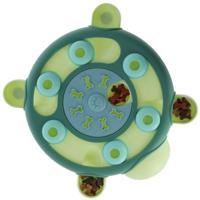 Puzzel/Leerspel - KERBL - Schildpad - Ø 25 cm - Turquoise