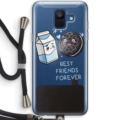 Best Friend Forever: Samsung Galaxy A6 (2018) Transparant Hoesje met koord