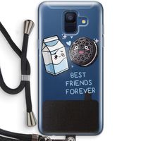 Best Friend Forever: Samsung Galaxy A6 (2018) Transparant Hoesje met koord