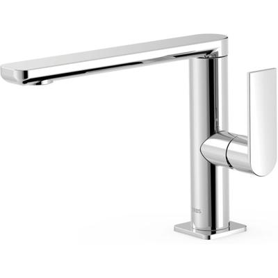 Wastafelkraan Tres Loft | Opbouw | Draaibare uitloop | Mengkraan | Standaard model | 1-hendel | Rond | Chroom