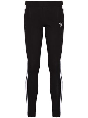 adidas legging à logo Trefoil - Noir