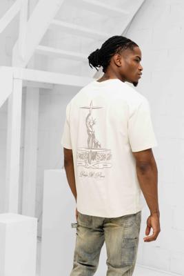 Project X Paris Change The Game T-Shirt Heren Beige - Maat S - Kleur: Beige | Soccerfanshop