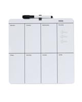 HEMA Whiteboard 30x30 Weekplanner HEMA Whiteboard 30x30 Weekplanner