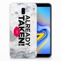 Samsung Galaxy J6 Plus (2018) | Siliconen hoesje | met naam Already Taken White