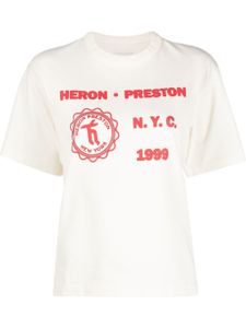 Heron Preston t-shirt Medieval Heron à imprimé graphique - Blanc