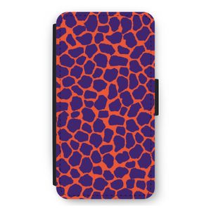 Purple Giraffe: iPhone 12 mini Flip Hoesje