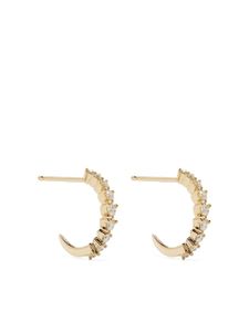 Dana Rebecca Designs boucles d'oreilles en or 14ct pavées de diamants