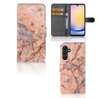 Samsung Galaxy A25 | Bookcase | Marmer Oranje