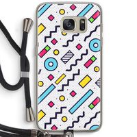 8-bit N°8: Samsung Galaxy S7 Transparant Hoesje met koord