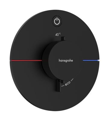 Hansgrohe ShowerSelect Comfort S thermostaat inbouw voor 1 functie, mat zwart
