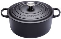 Le Creuset Braadpan Signature Mat Zwart - ø 34 cm / 12 Liter - thumbnail