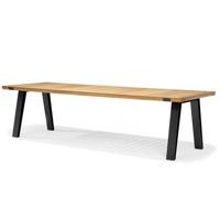 QLiv Side-to-Side tuintafel 230x100, zwart frame