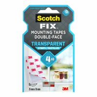 Dubbelzijdig plakband Scotch Transparant
