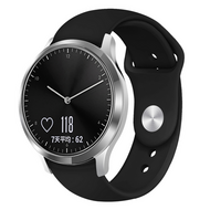 Garmin Venu 3s / Vivoactive 4s / Venu 2s / Vivomove 3s / Forerunner 255s - Sportbandje - Maat: Small - Zwart