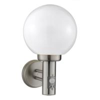 Searchlight RVS muurlamp Orb met sensor 85 - thumbnail