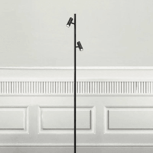 Vloerlamp Zwart LED Verstelbaar Moodmaker Omari 141 cm
